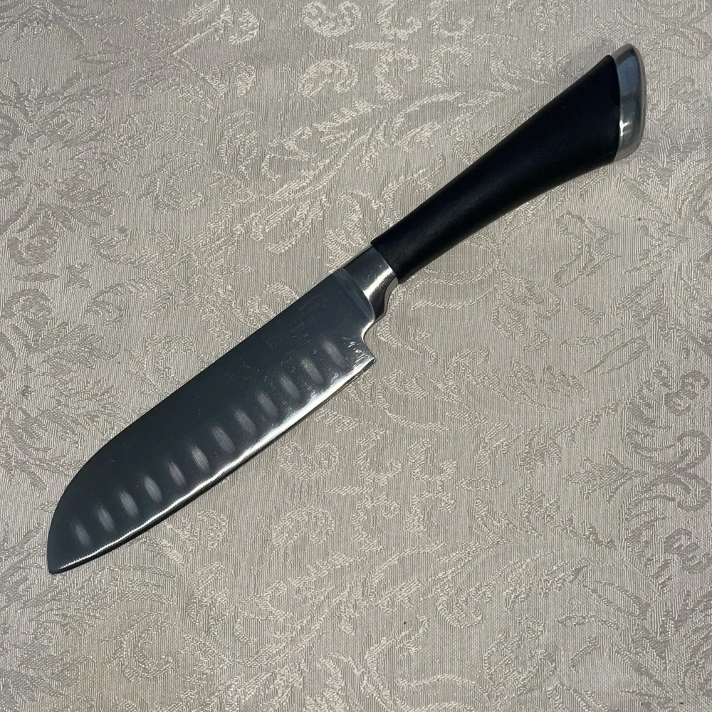 Norpro Kleve Santoku Knife X50 CrMoV 15 Blade HRC 55 5